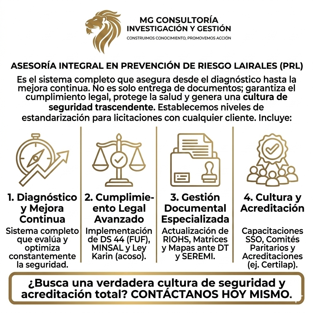 Asesoría en Prevención de Riesgos Integral y Especifica 