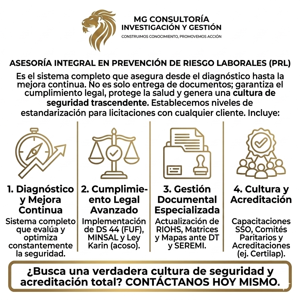 Asesoría en Prevención de Riesgos Integral y Especifica